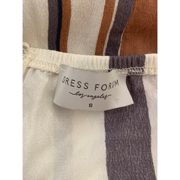 Dress Forum Stripe Halter Pant Jumpsuit - Picture 5 of 6